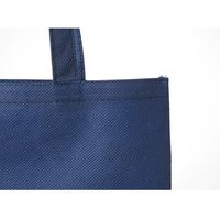 ジョインテックス 不織布手提げバッグA4マチ無ブルー B452J-BL 1セット(1パック×10)