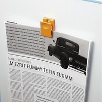 ジョインテックス マグネットクリッププラタイプ橙 B511J-O 1セット(1個×20)