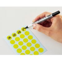 ジョインテックス カラーラベル16mm 黄 B536J-Y 1セット(50パック)（直送品）