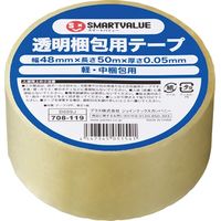 ジョインテックス 透明梱包用テープ 50巻 B689J-50　1箱（直送品）