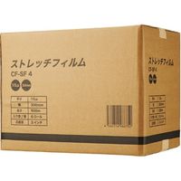 クラフトマン ストレッチフィルム0.015mm 300mmX500m CF-SF4 1箱（直送品）