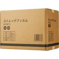 クラフトマン ストレッチフィルム0.014mm 300mmX500m CF-SF2 1箱（直送品）