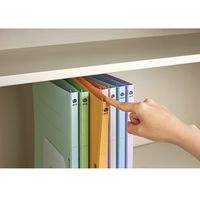 ジョインテックス 背強化フラットファイルA4S紫10冊 D128J-VL 1セット(20パック)（直送品）