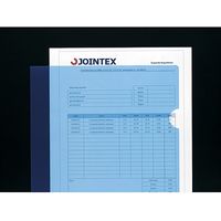 ジョインテックス Hカラーホルダー A4青100枚 D610J-10BL 1セット(3パック)（直送品）