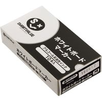 ジョインテックス WBマーカー 黒 平芯 10本 H042J-BK-10 1セット(20箱)（直送品）