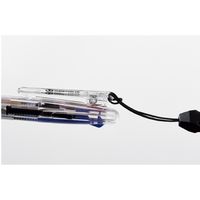 ジョインテックス 多色ボールペン透明 3色 H038J-3C 1セット(30本)（直送品）