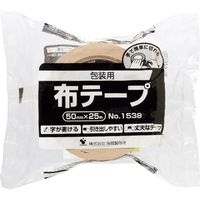 寺岡製作所 包装用布テープNo.1539 50ｍｍX25ｍ　10巻（直送品）