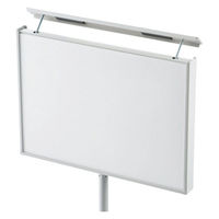 ナカキン サインスタンド NSS-FA4Y-WG 両面型 A4横 1台（直送品）