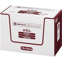 ジョインテックス ふせん75×75mm混色 100枚×20冊 P512J-M-20 1セット(1箱×10)