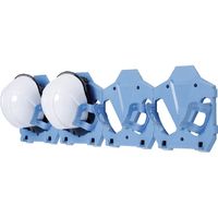 ミドリ安全 ヘルメットハンガー SCキーパー2 ブルー 1セット(30個)（直送品）