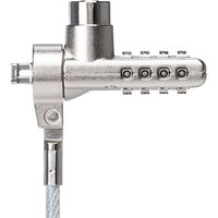 サンワサプライ シリンダ＋ダイヤル錠対応セキュリティワイヤー SL-88 1個（直送品）