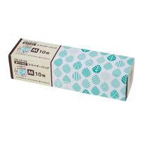 ジャパックス 底マチ付スライダーバッグM SLG02 4521684312624 1セット(10枚×24個)