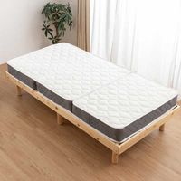 三栄コーポレーション 圧縮梱包三つ折りボンネルコイルマットレス厚さ17CMシングル A1-3FPRBSM_AS 1個（直送品）