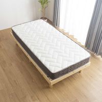 三栄コーポレーション 圧縮梱包ポケットコイルマットレス厚さ20CMダブル A1-EX2PDM_AS 1個（直送品）