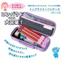 レイメイ藤井 トップライナーペンケース(ポケット付) ブルー FSB133A 1個