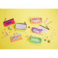 レイメイ藤井 クリアペンケース ピンク KM178P 1セット(2個)（直送品）