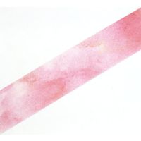 包む マスキングテープ ウォーターカラー 15mm幅 ピンク M-0182 1セット（5個）（直送品）