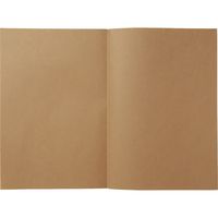 包む クラフトノート 無地 T9032 1セット(1冊×3)