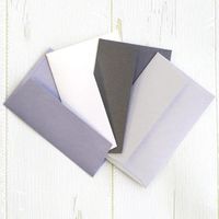 包む ミニカード ノスタルジックカラー シルバー TC037 1セット(5個)（直送品）