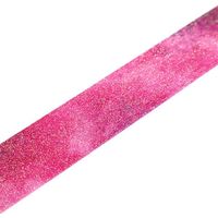 包む マスキングテープ グリッターグラデ 15mm幅 ピンク TM047 1セット(5個)（直送品）