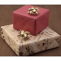 包む リボン スターボウ 55mm ワンタッチシール式 2個入 金色 TO004 1セット(5セット)（直送品）