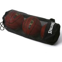 SPALDING トリオボールケース ブラック 49006BK 1個