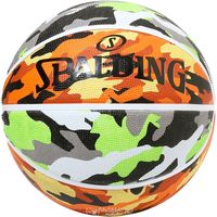 SPALDING（スポルディング） バスケットボール マルチカモ グリーン×オレンジ 7号球 84501J 2球（直送品）