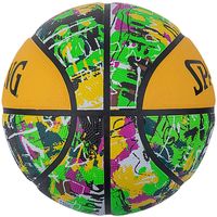 SPALDING（スポルディング） バスケットボール グラフィティ グリーン×イエロー ラバー 5号球 84518J 2球（直送品）