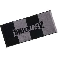 SPALDING（スポルディング） ジャカードタオル ボーダー ブラック SAT211070 2枚（直送品）