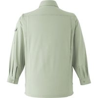 Asahicho（旭蝶繊維） A4 長袖シャツ（ノーフォーク） ミントグリーン M 1枚（直送品）