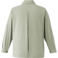 Asahicho（旭蝶繊維） A61 長袖スモック サックス 4L 1枚（直送品）