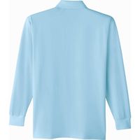 Asahicho（旭蝶繊維） E0015 長袖ポロシャツ ホワイト 3L 1枚（直送品）