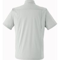 Asahicho（旭蝶繊維） E022 半袖シャツ（ノーフォーク） ブルー LL 1枚（直送品）