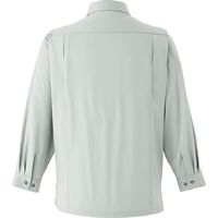 Asahicho（旭蝶繊維） E023 長袖シャツ（ノーフォーク） オリーブ 6L 1枚（直送品）