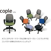 【軒先渡し】プラスファニチャーカンパニー コプレ 事務イス 固定肘 ブラック×オリーブ KB-CK60ML OL         1脚（直送品）