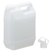 三宝化成「現場のチカラ」ポリタンク 平角ボトル （ノズル付） 2L FBSA-2000 1個  オリジナル