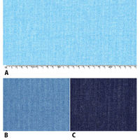コスモテキスタイル デニム調Wガーゼ 無地 ネイビー 巾約108cm 5mカット AP25501-1C-5M 1セット(5m切売カット)（直送品）