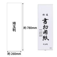 あかしや 書初め半紙 埼玉判 20枚入り AO-40K-ST 1セット(5パック)（直送品）