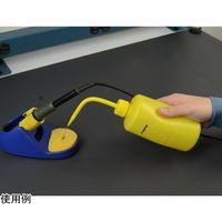 DESCO JAPAN ウォッシュボトル 黄 静電気防止 低密度ポリエチレン 480cc ”ISOPROPANOL”の印刷 35795 1個（直送品）