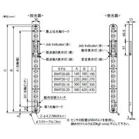オートニクス 薄型エリアセンタ (430mm/NPN) BWP20-20 1個 64-9614-73（直送品）