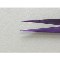 野中理化器製作所 精密カラーピンセット 先端鋭 110mm SC-10 1本 64-8945-42（直送品）