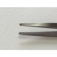 野中理化器製作所 精密カラーピンセット フラット先端丸 120mm SC-13 1本 64-8945-45（直送品）