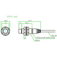 オートニクス 円柱型長距離近接センサ (非シールド/NPN出力/検出距離8mm) PRD12-8DN 1個 64-9615-65（直送品）