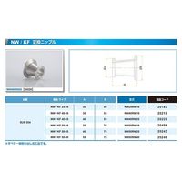 コスモ・テック NW25/16 変換ニップル NW25RNI16 1個 63-1929-74（直送品）
