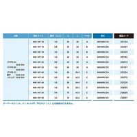 コスモ・テック NW25+1/2インチ テーパー めすねじ NW25RC1/2 1個 63-1931-19（直送品）