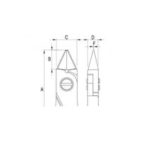 ワイ・エム・ティ ERGOカッター テーパード(大) フラッシュ ID-E5351 1個 63-2741-94（直送品）