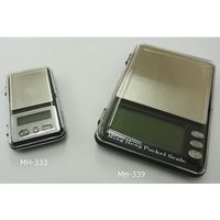 中澤製作所 ポケットスケール MH-339 1個 63-4052-67（直送品）