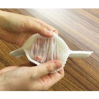 東京メディカル スティックキャップ ホワイト 150枚×16箱 FG-240 1ケース(2400枚) 63-6538-62（直送品）