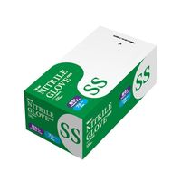 川西工業 ニトリル使いきり極薄手袋 粉無 100枚入 ブルー SS 2039 1箱(100枚) 63-7943-56（直送品）