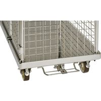 テックサス 金網付き台車（フットブレーキ付） MD-9060E-FB 1台 64-0785-63（直送品）